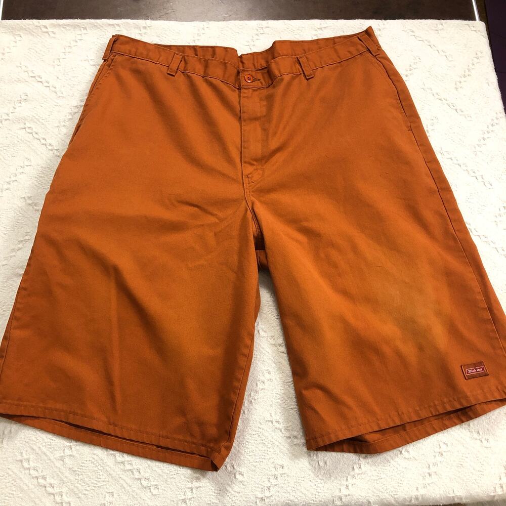 Dickies Work Shorts Bundle Mens 44‎ Blue Orange Utility Pockets Y2K Baggy Skater - Picture 7 of 13